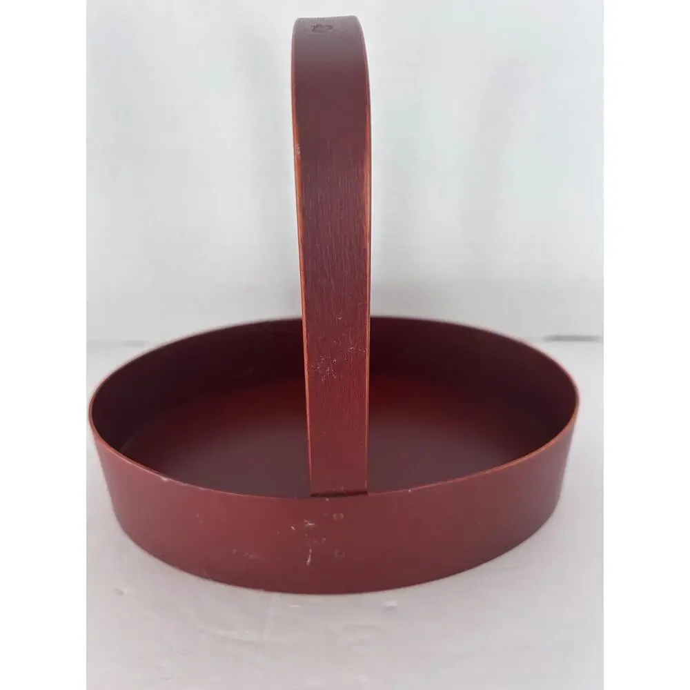 Vintage Bentwood Handled Stain Red Painted by Fry's Measure Mill Wilton, N.H.